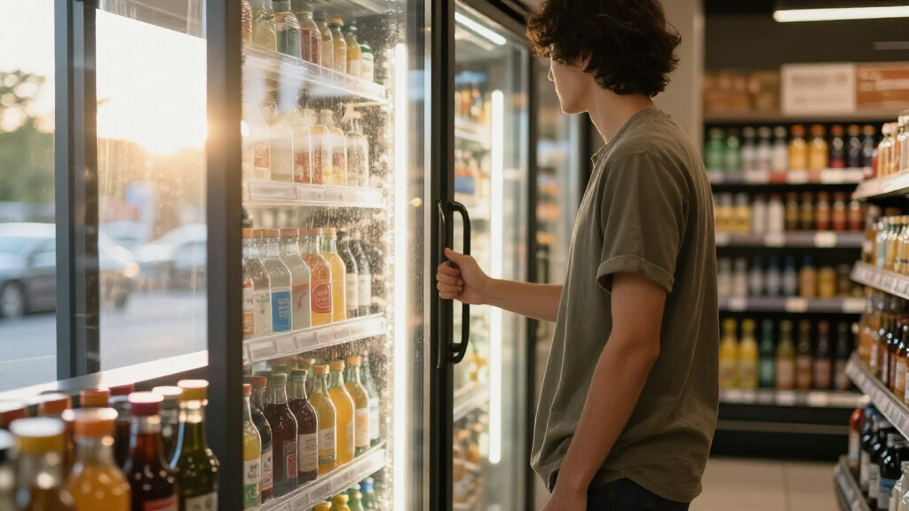 commercial beverage cooler