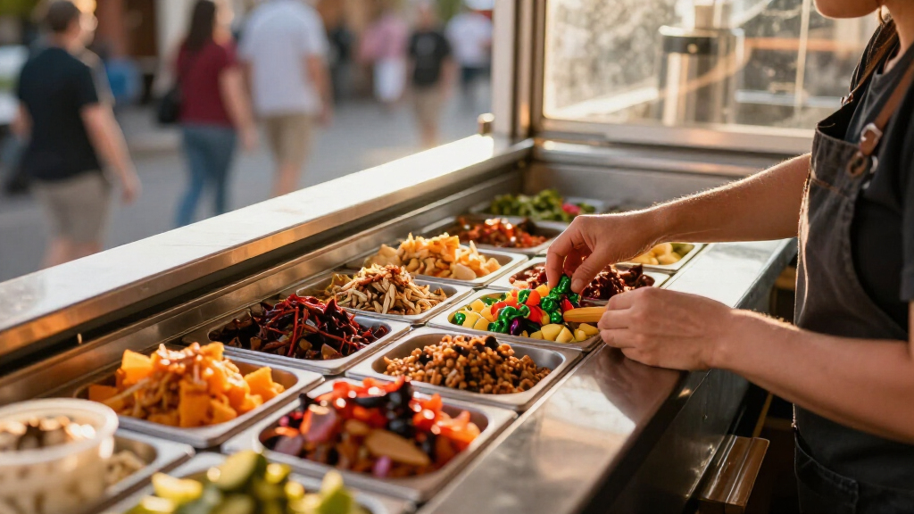 best countertop refrigerated topping rails for food trucks
