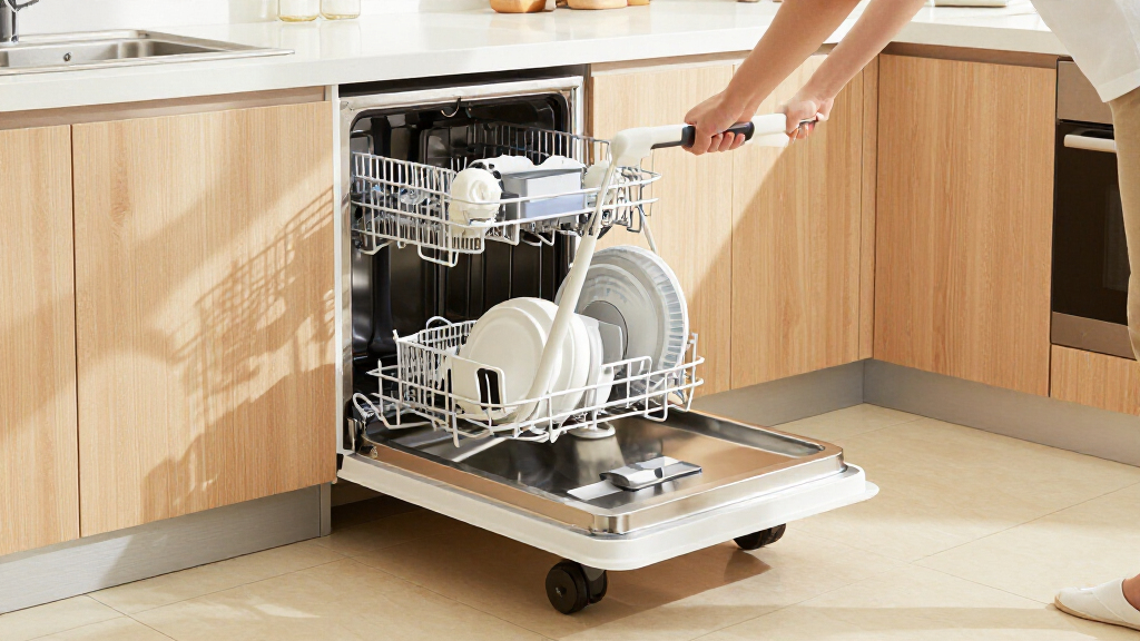 portable dishwashers on wheels