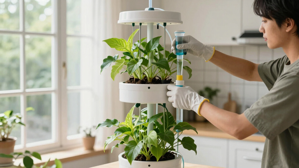 best hydroponic tower with built in reservoir