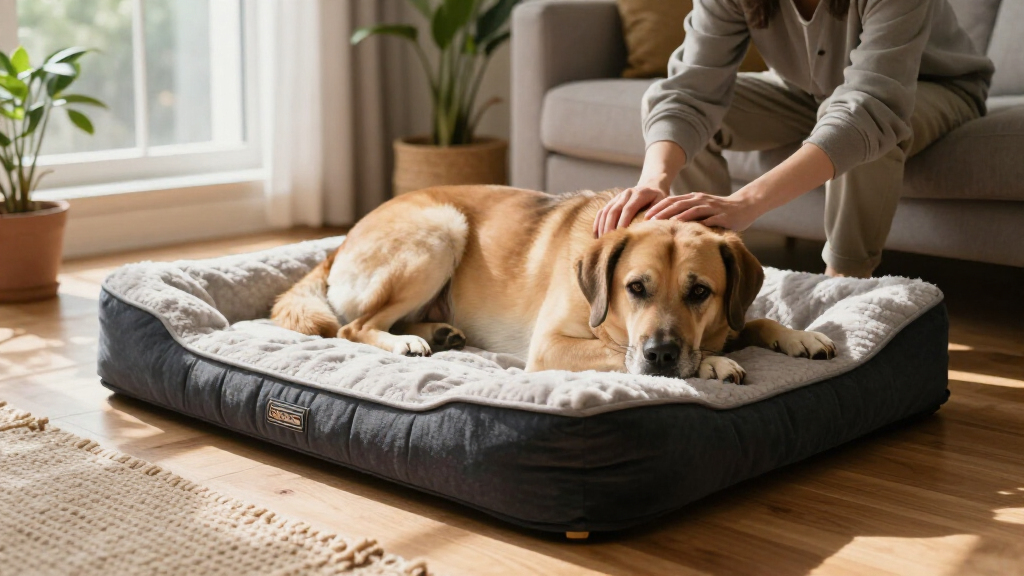 orthopedic dog beds large breed