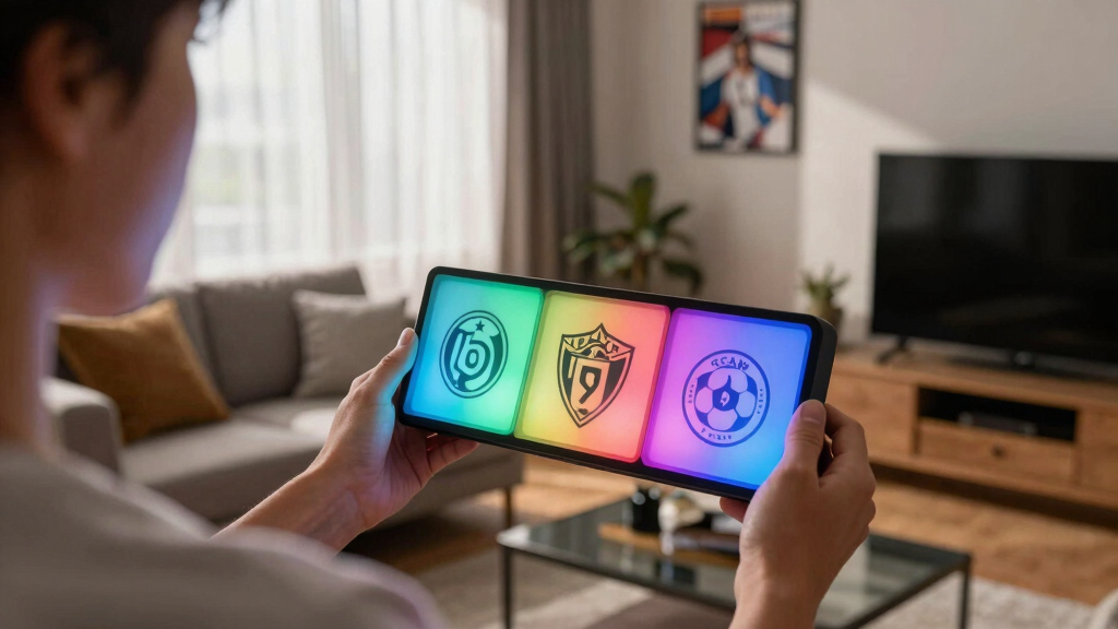 soccer fan LED light displays