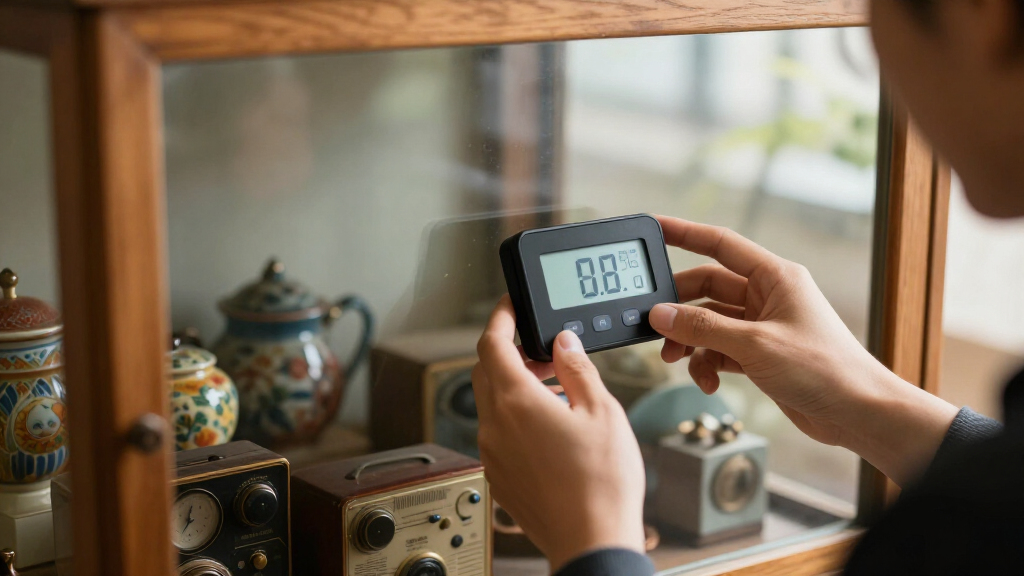 smart hygrometers for display cabinets