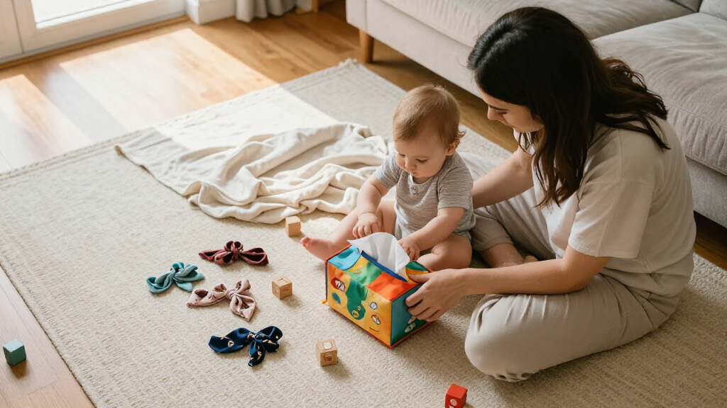 best baby tissue box toys