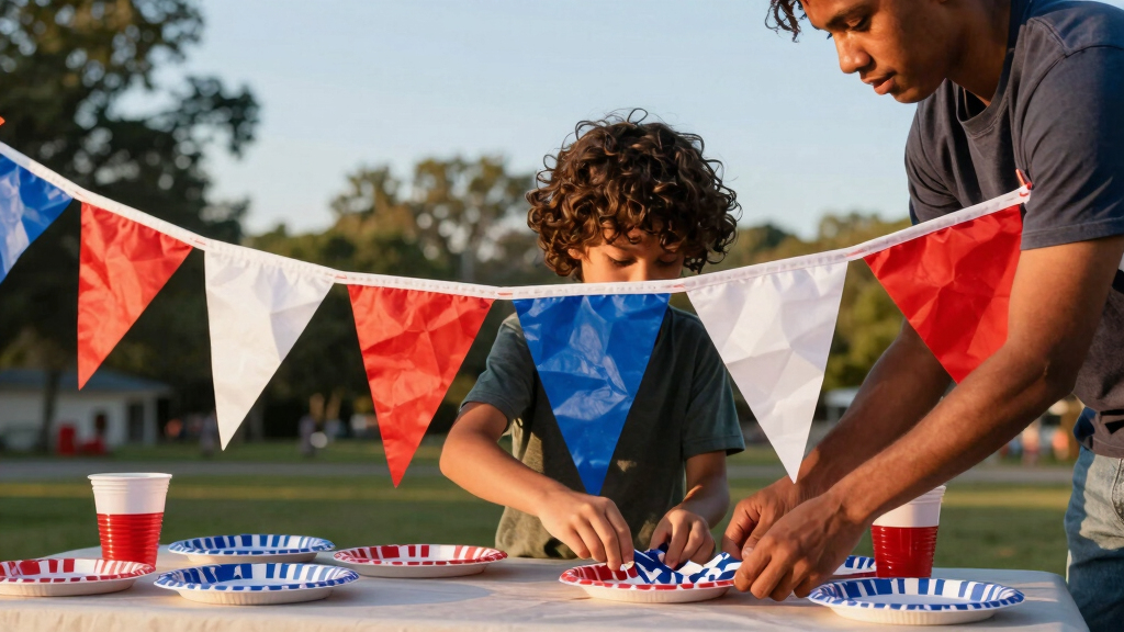 outdoor patriotic party supplies