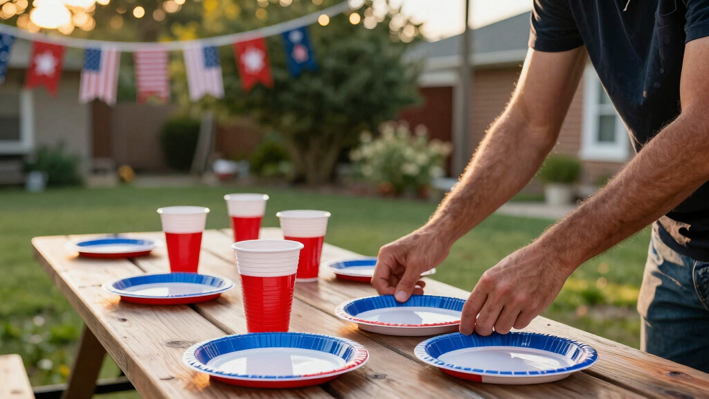 patriotic outdoor party supplies