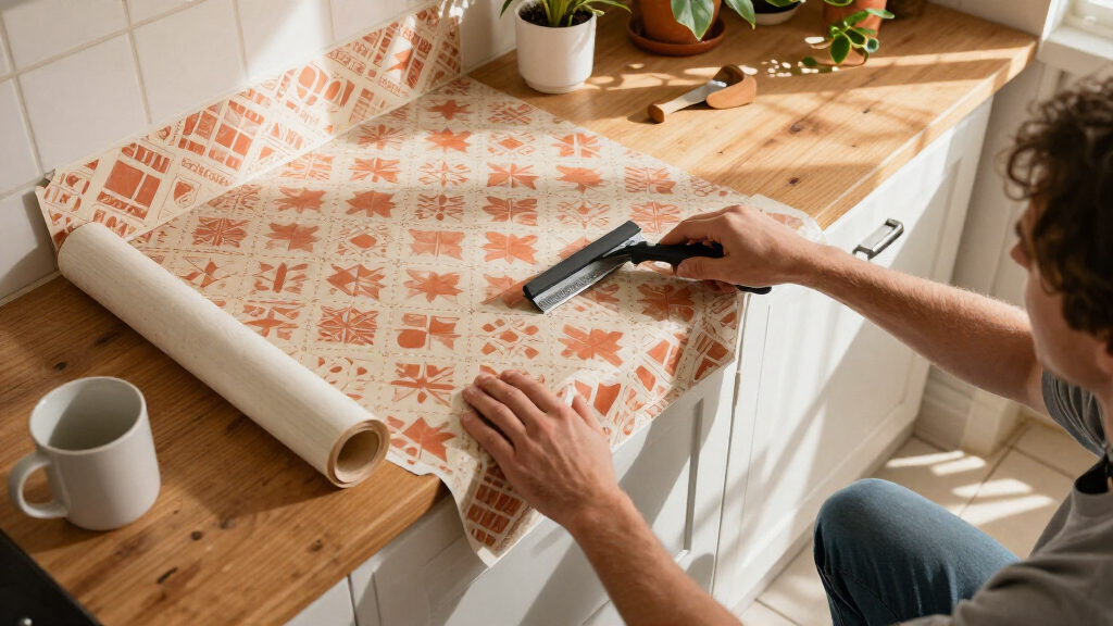 best peel and stick kitchen wallpaper