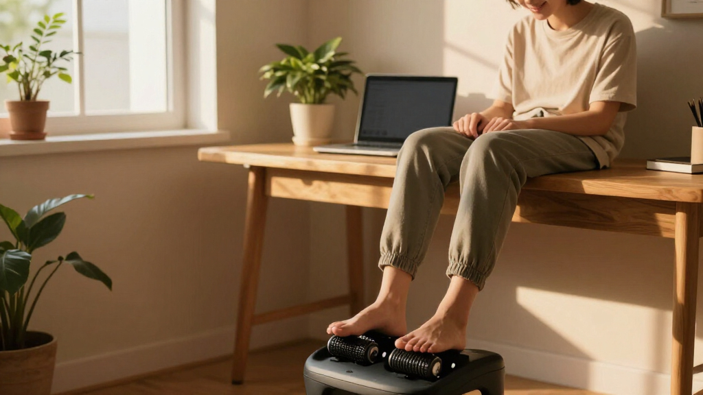 best under desk foot massager premium