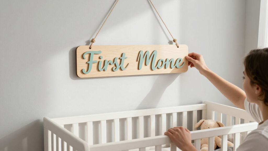 best personalized first and middle name nursery signs