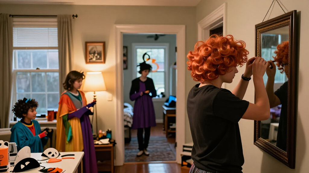 Halloween costume wigs