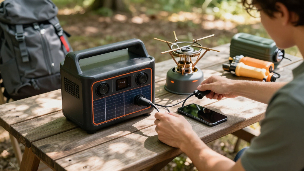 Portable power stations and solar generators
