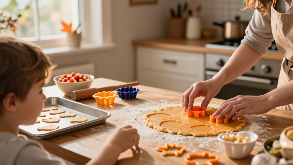 Halloween themed baking molds