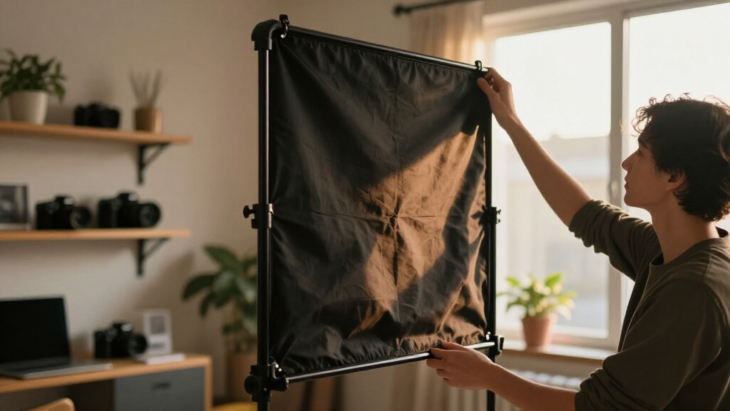 collapsible background stands for content creators