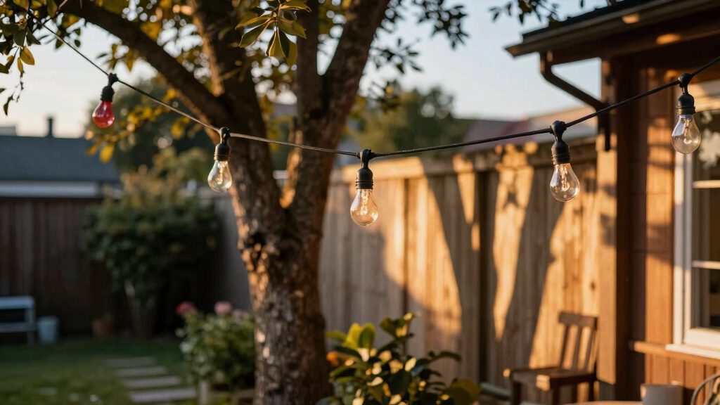 patriotic outdoor string lights