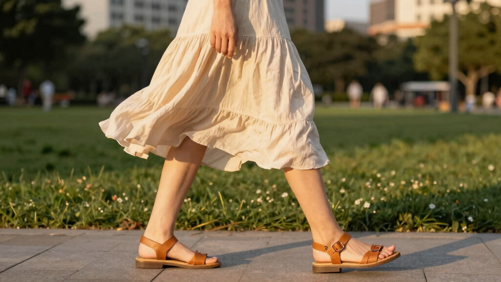 best summer skirts and sandals