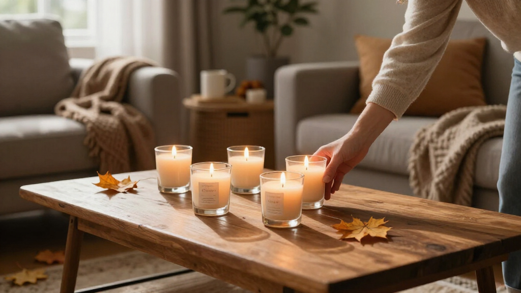 fall scented candles sets