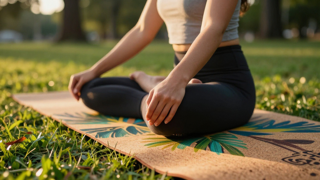 cork yoga mats fashion prints