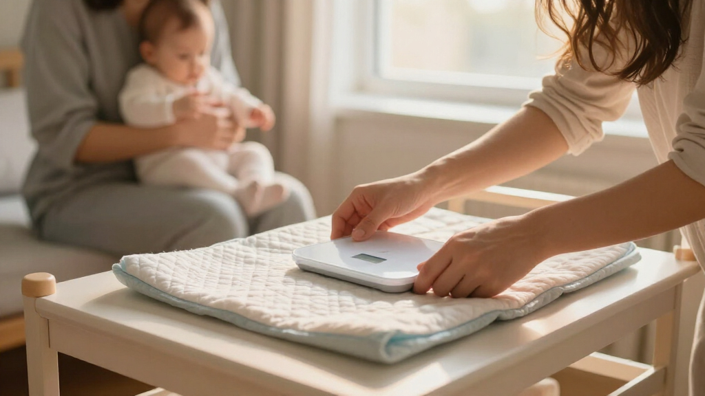 best changing pads with built in scale