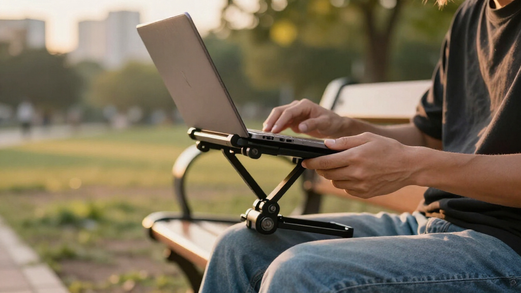 portable lapstands adjustable