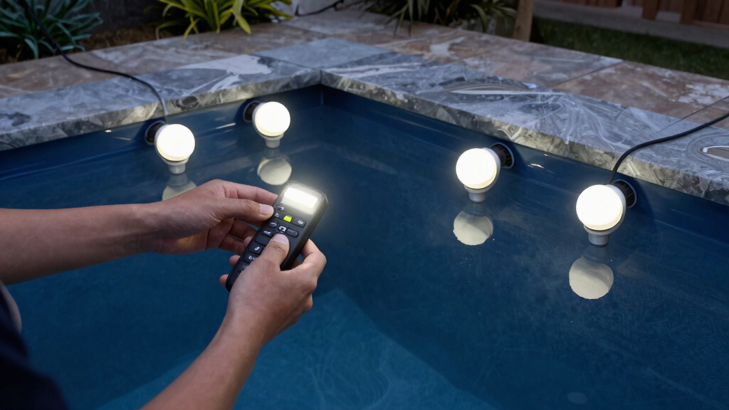 LED floating pool lights