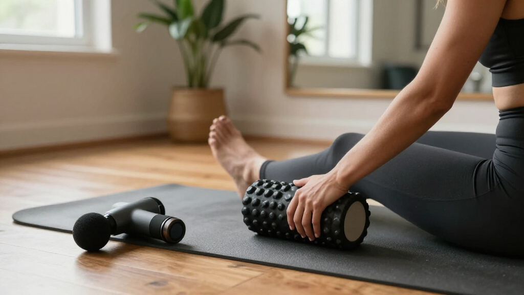 massage guns foam rollers