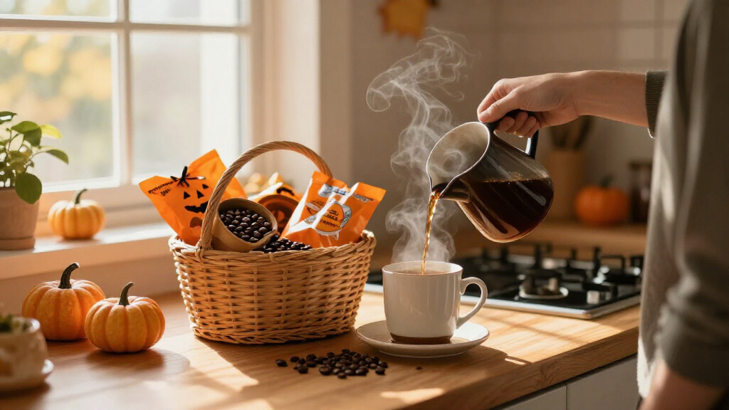 coffee gift baskets for Halloween