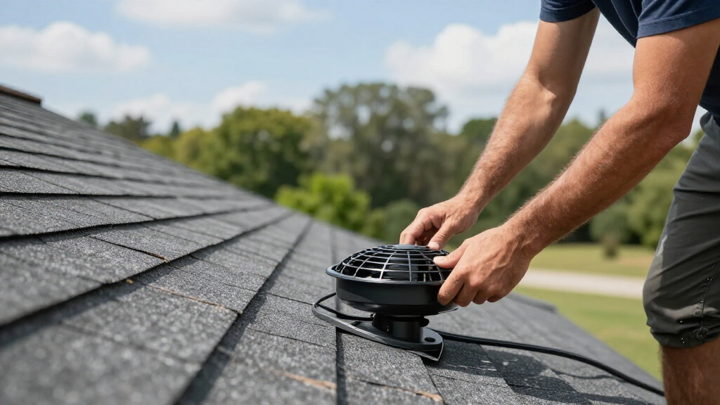 best roof mount fans for homes without attic space