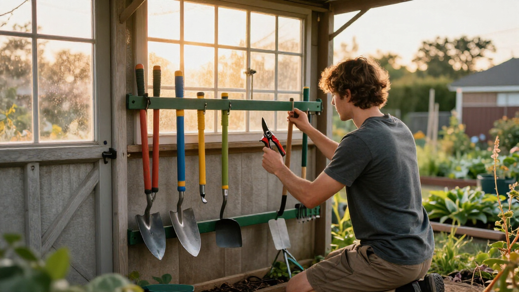 garden tool storage organizers