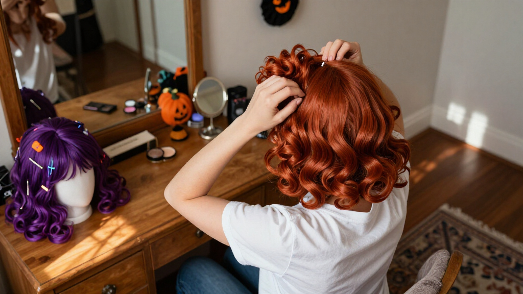 halloween costume wigs for adults