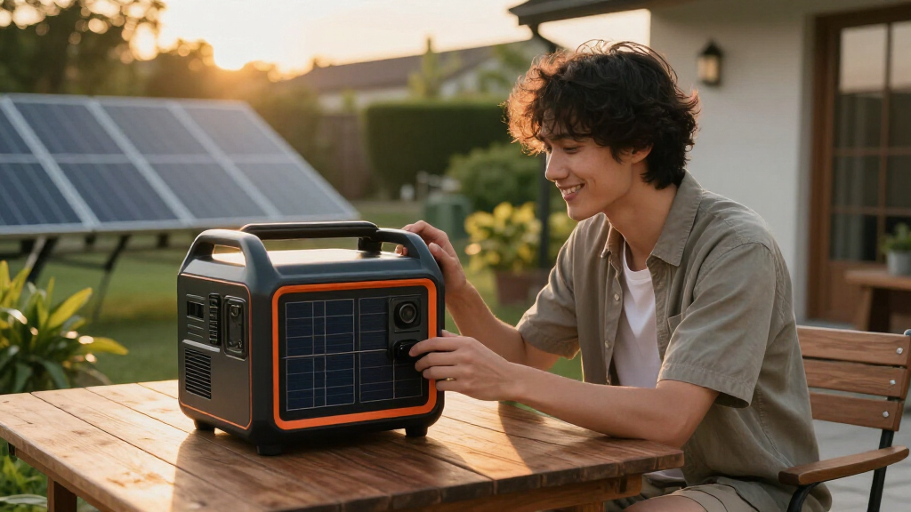 solar-powered backup generators