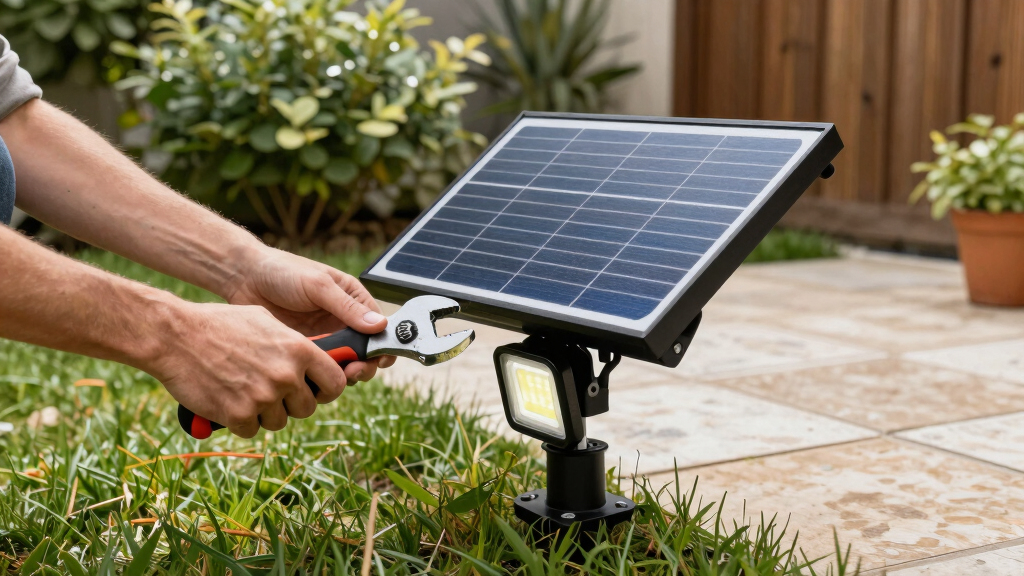 solar-powered outdoor lights