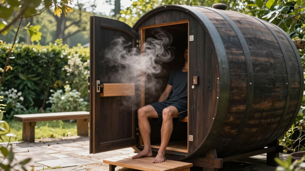 best outdoor barrel sauna