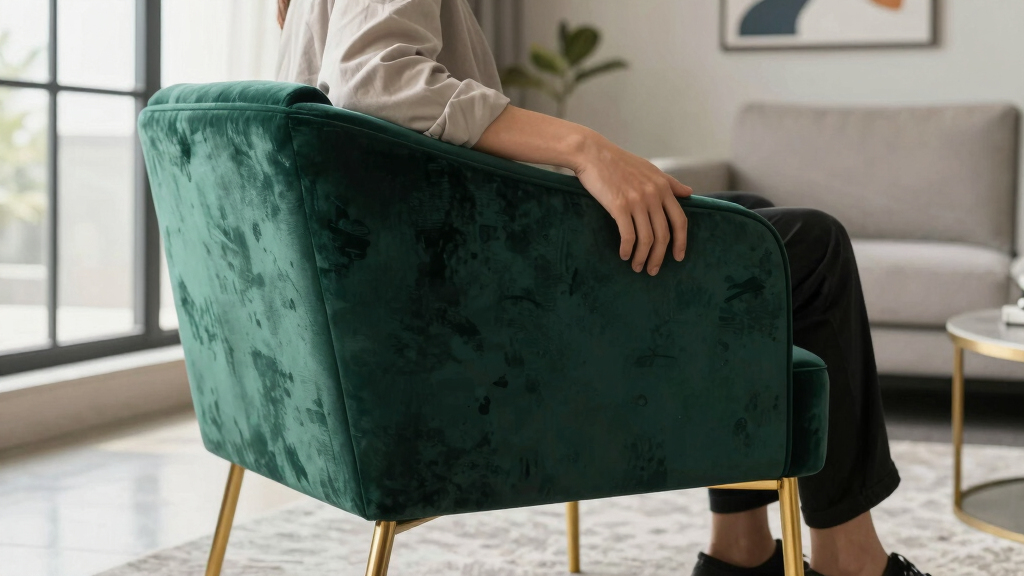 luxury velvet accent chairs