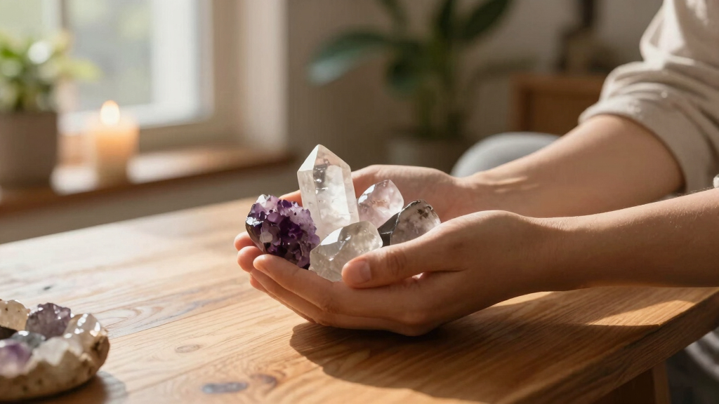 crystal healing sets