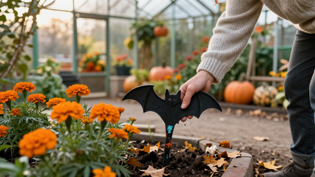 Halloween garden stakes