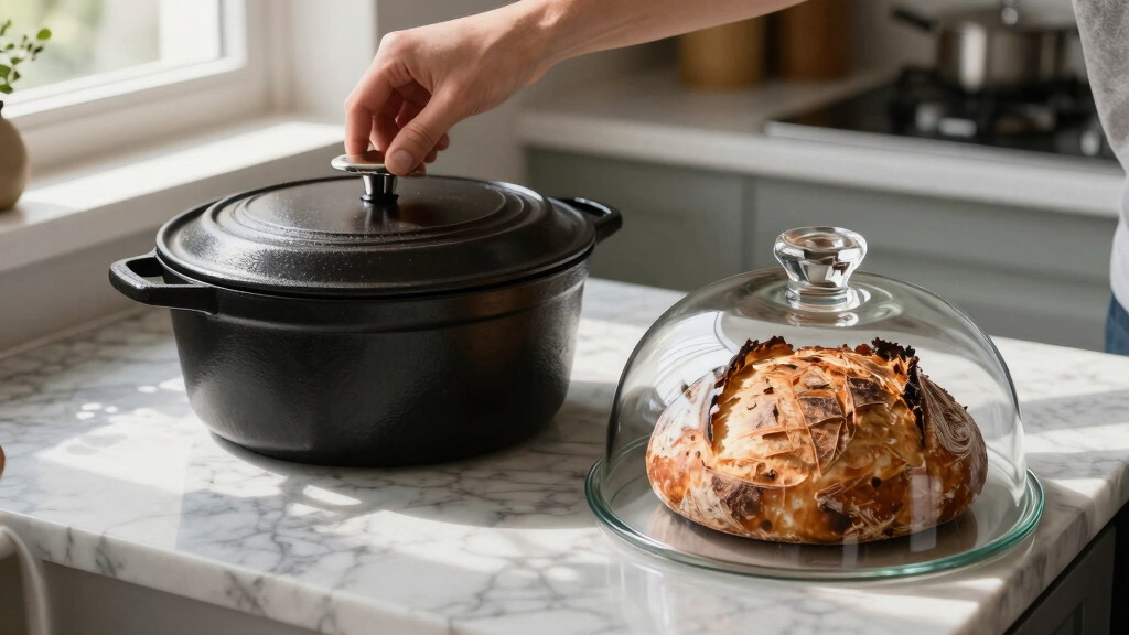 cloche vs dutch oven for sourdough roundup