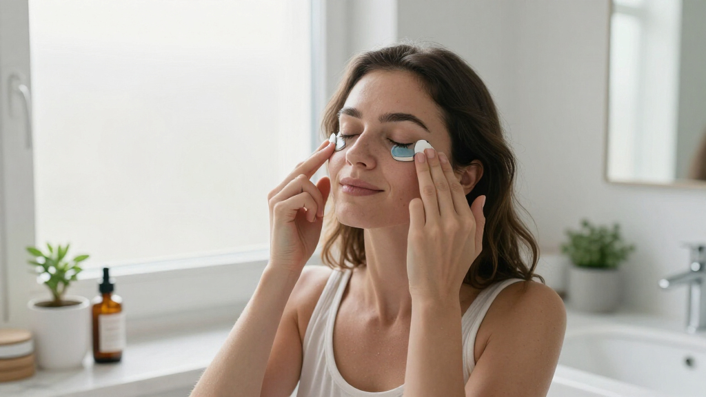 eye area skin firming device