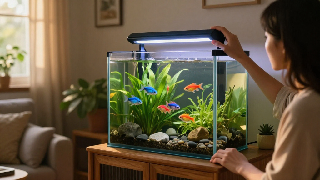 aquarium lighting for fish color