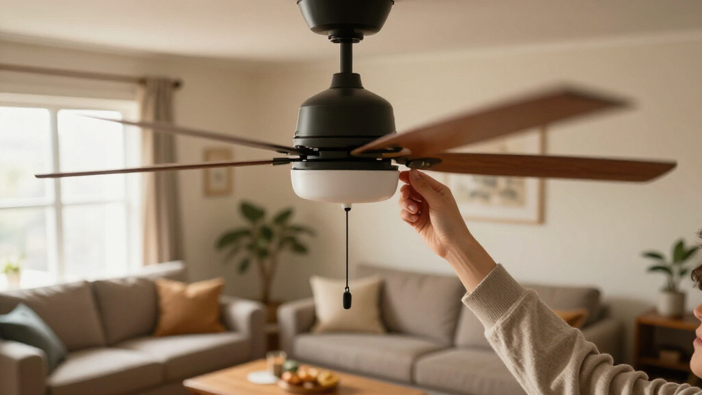 fan turns on by itself