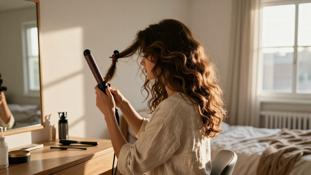 high end curling iron for beach waves