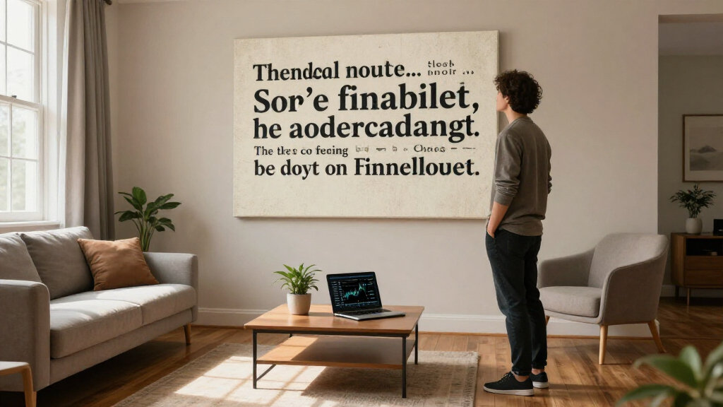 financial wisdom wall art