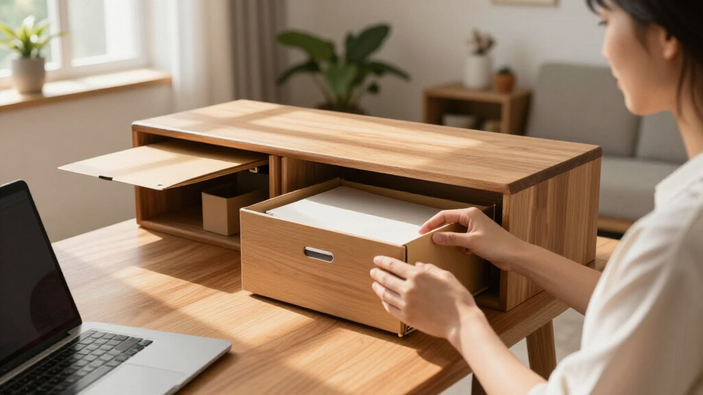 best home office desk with filing storage