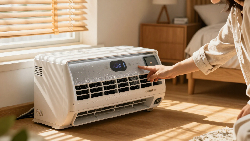 window air conditioner with dehumidifier
