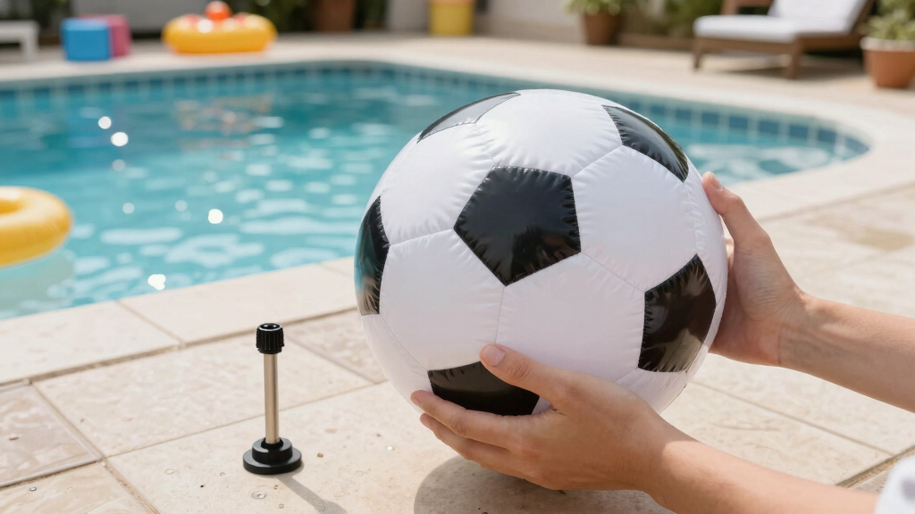 inflatable soccer ball