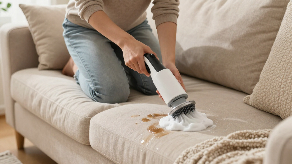 upholstery cleaner for glider and couch
