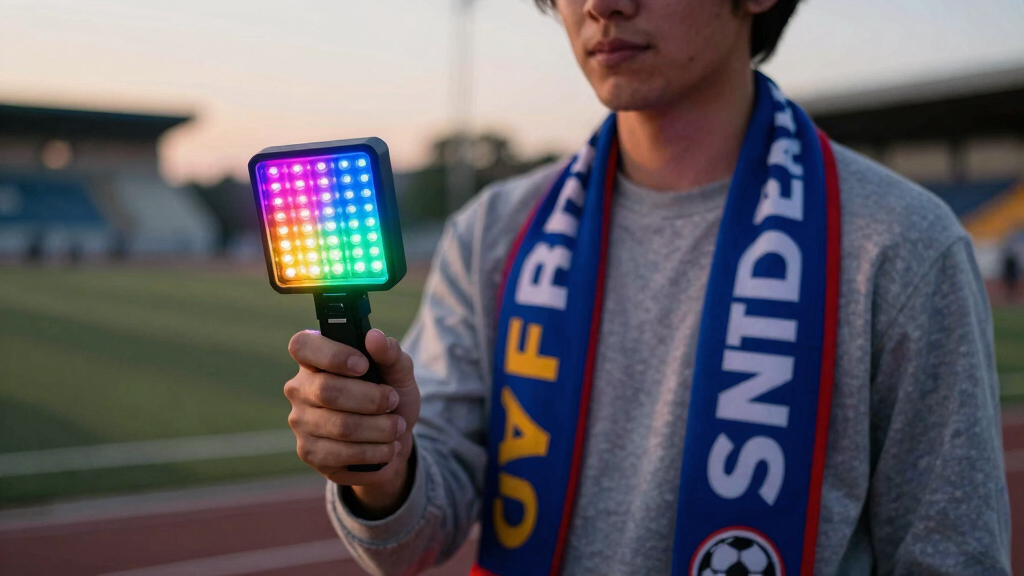 soccer fan LED light displays