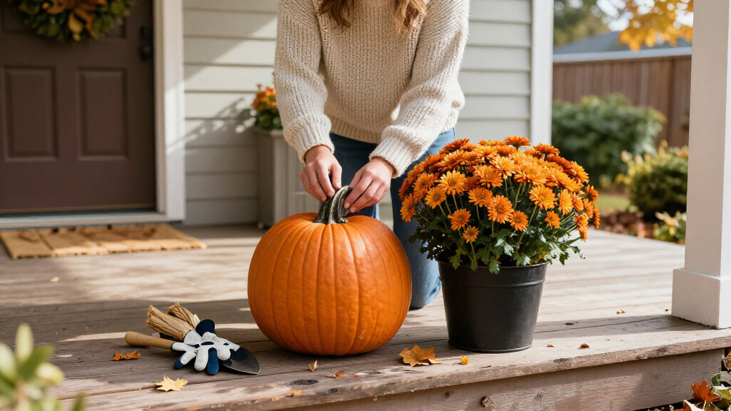 Halloween outdoor planters