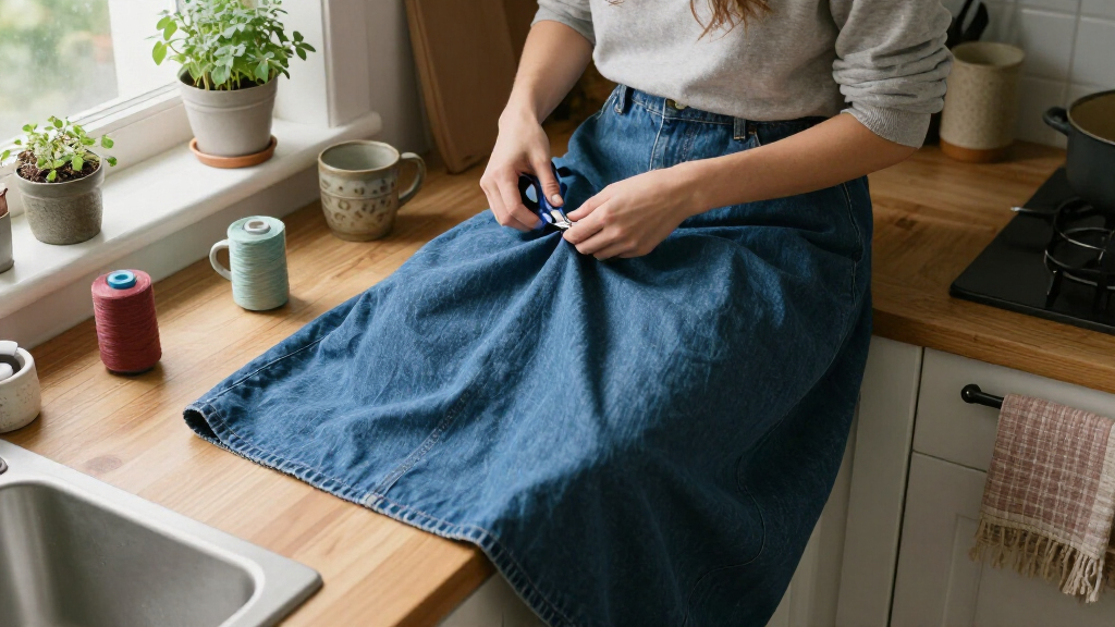 best denim maxi skirts