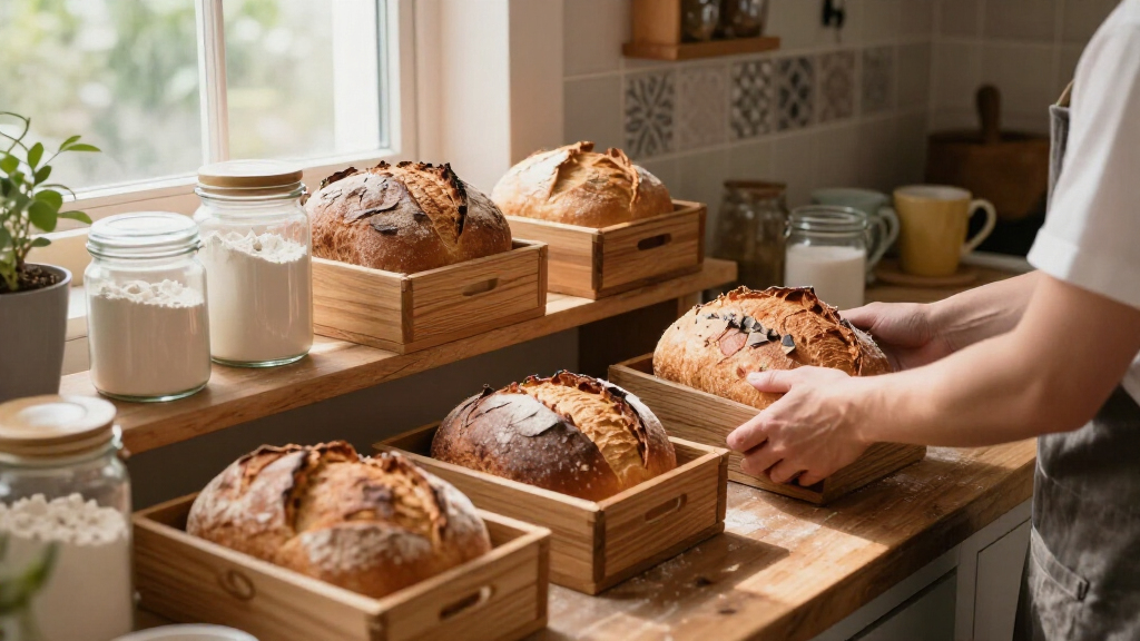bakery organization bins