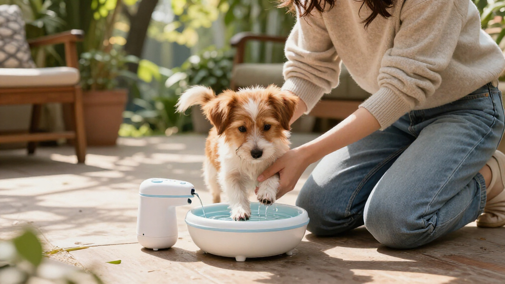 portable dog paw washers
